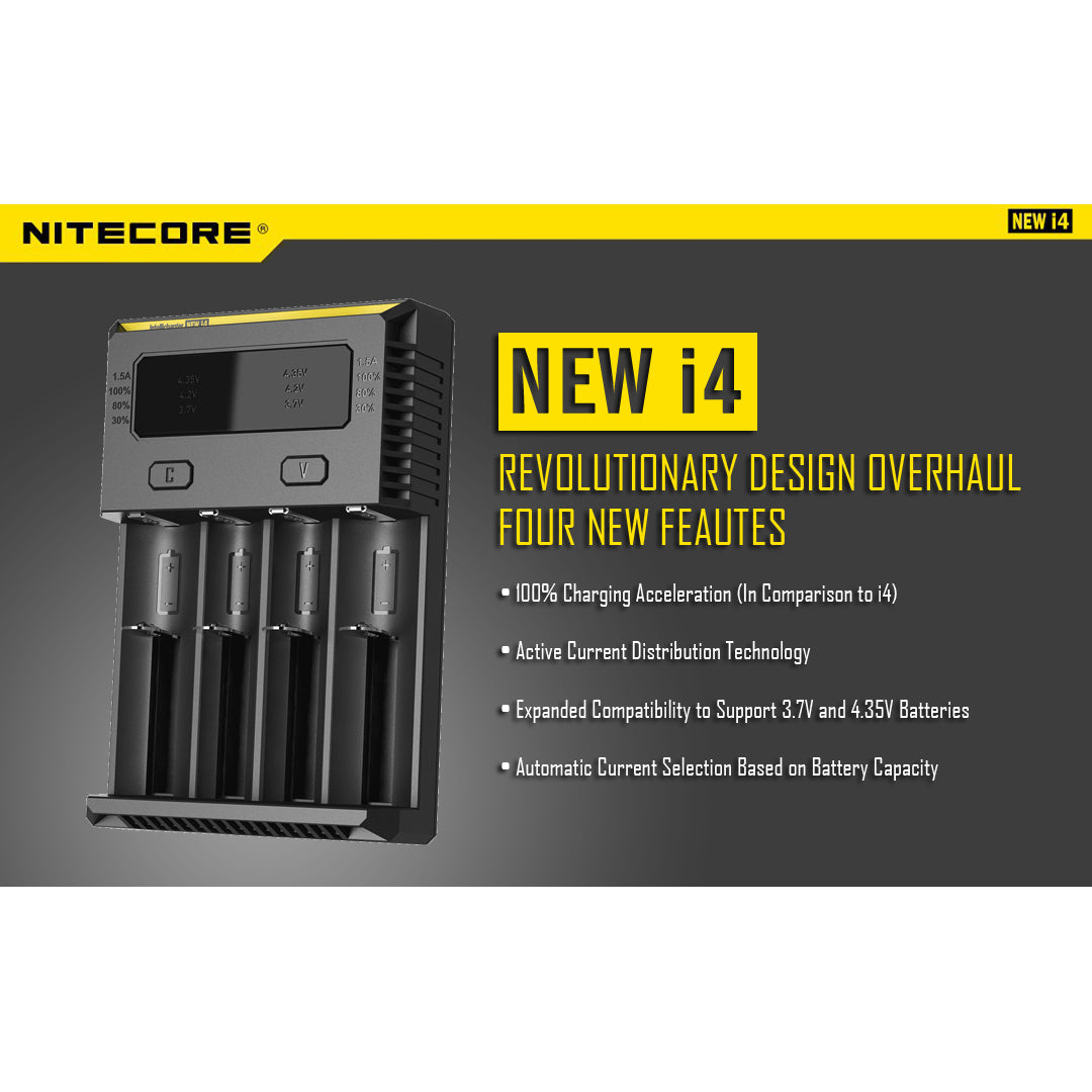 Nitecore I4 Intellicharger 4-slot Universal Charger
