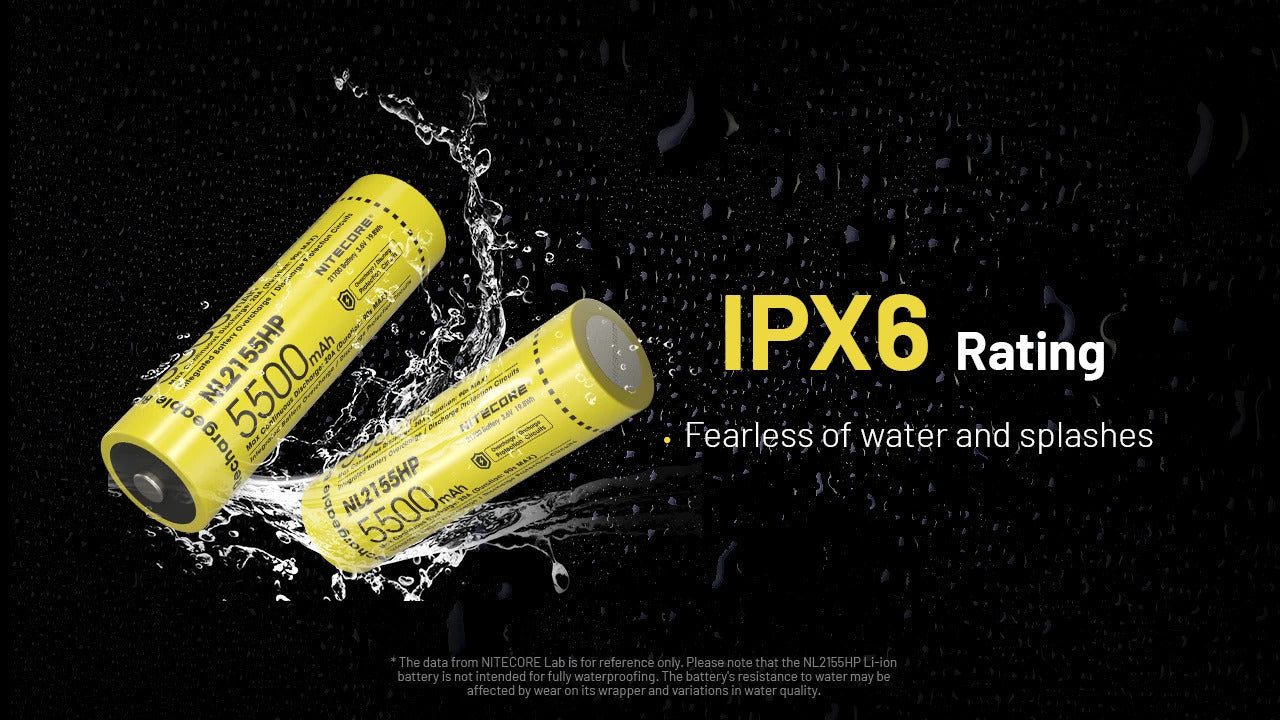 Nitecore NL2155HP 5500mAh Rechargeable 21700 Battery