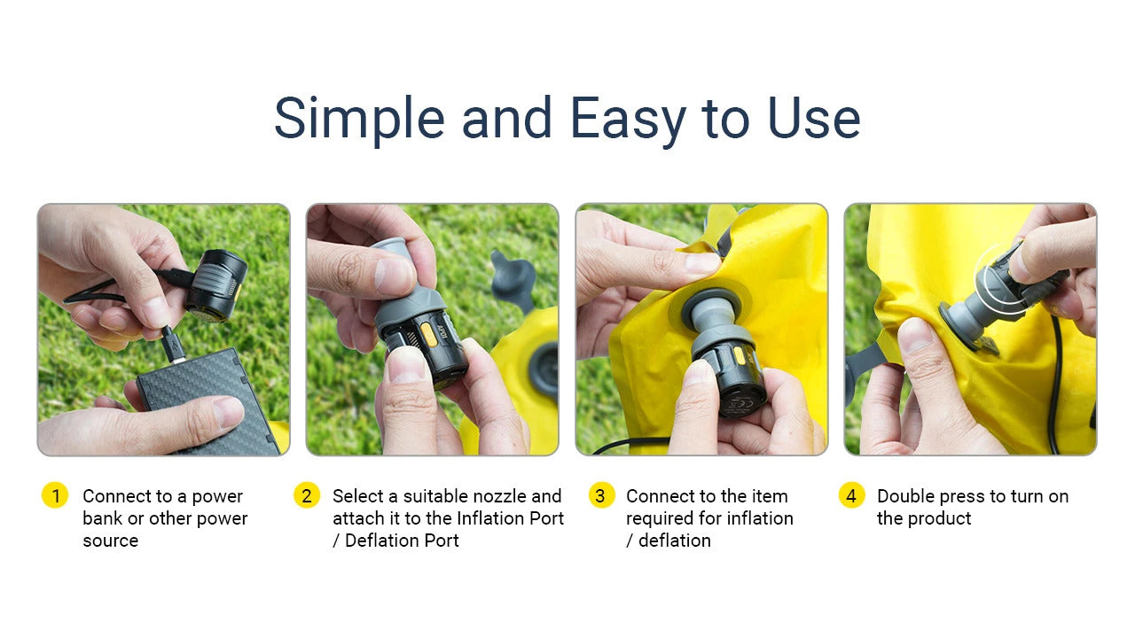 Nitecore AP01 Ultra Lightweight Portable Air Pump
