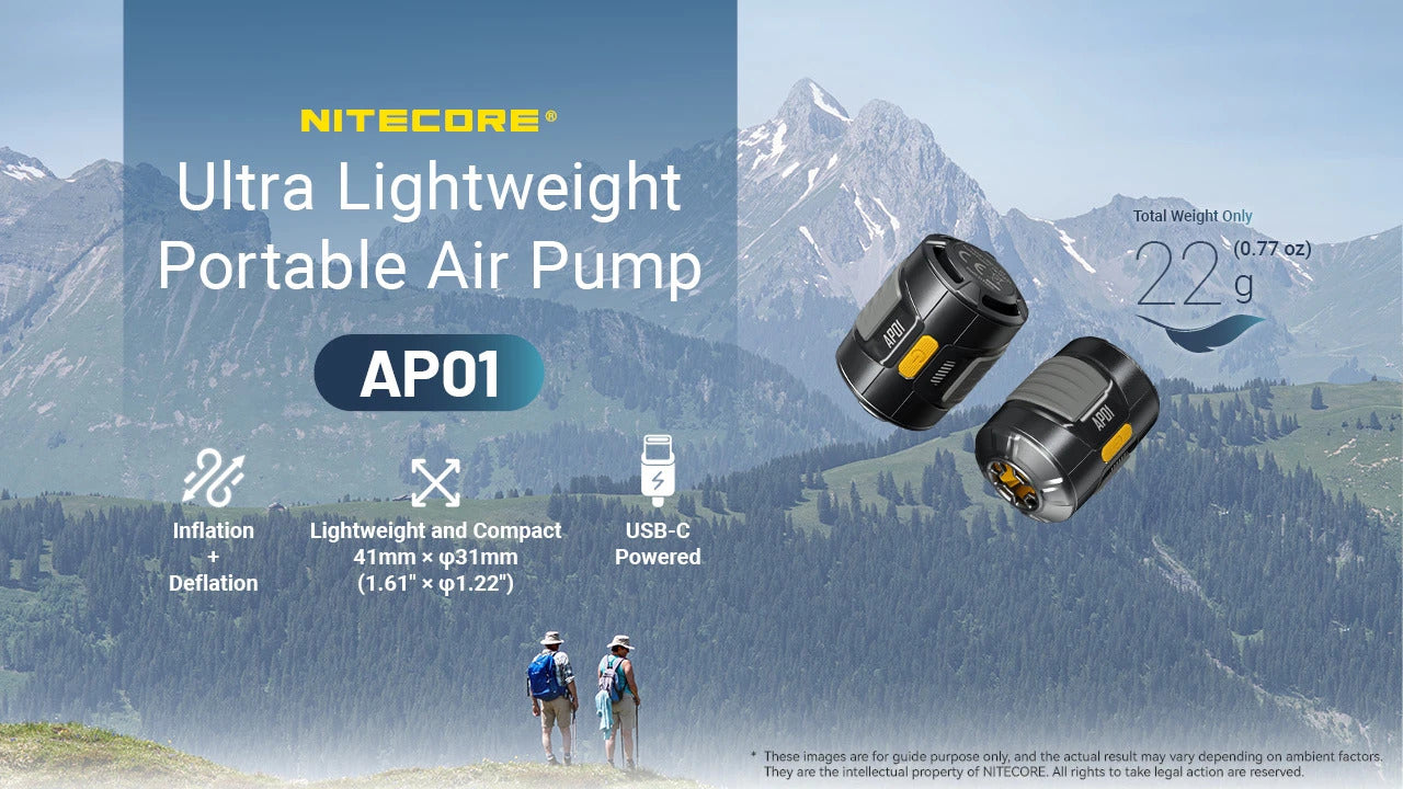 Nitecore AP01 Ultra Lightweight Portable Air Pump