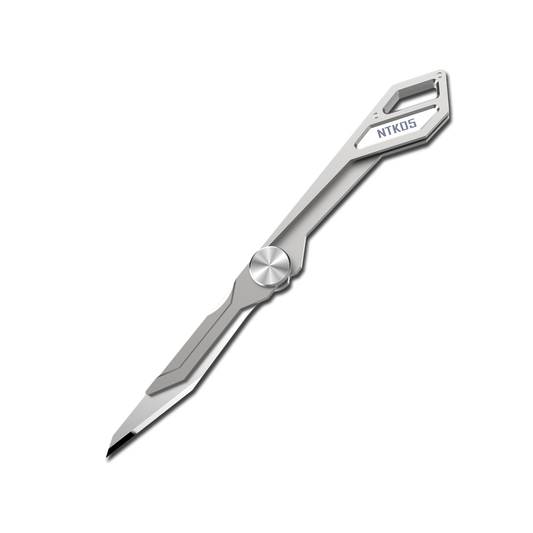 Nitecore NTK05 Titanium Folding Scalpel Keychain Knife