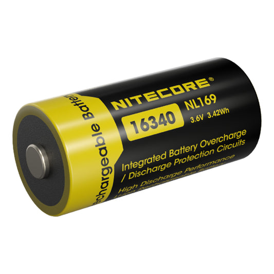 Nitecore NL169 950mAh Rechargeable 16340 Battery