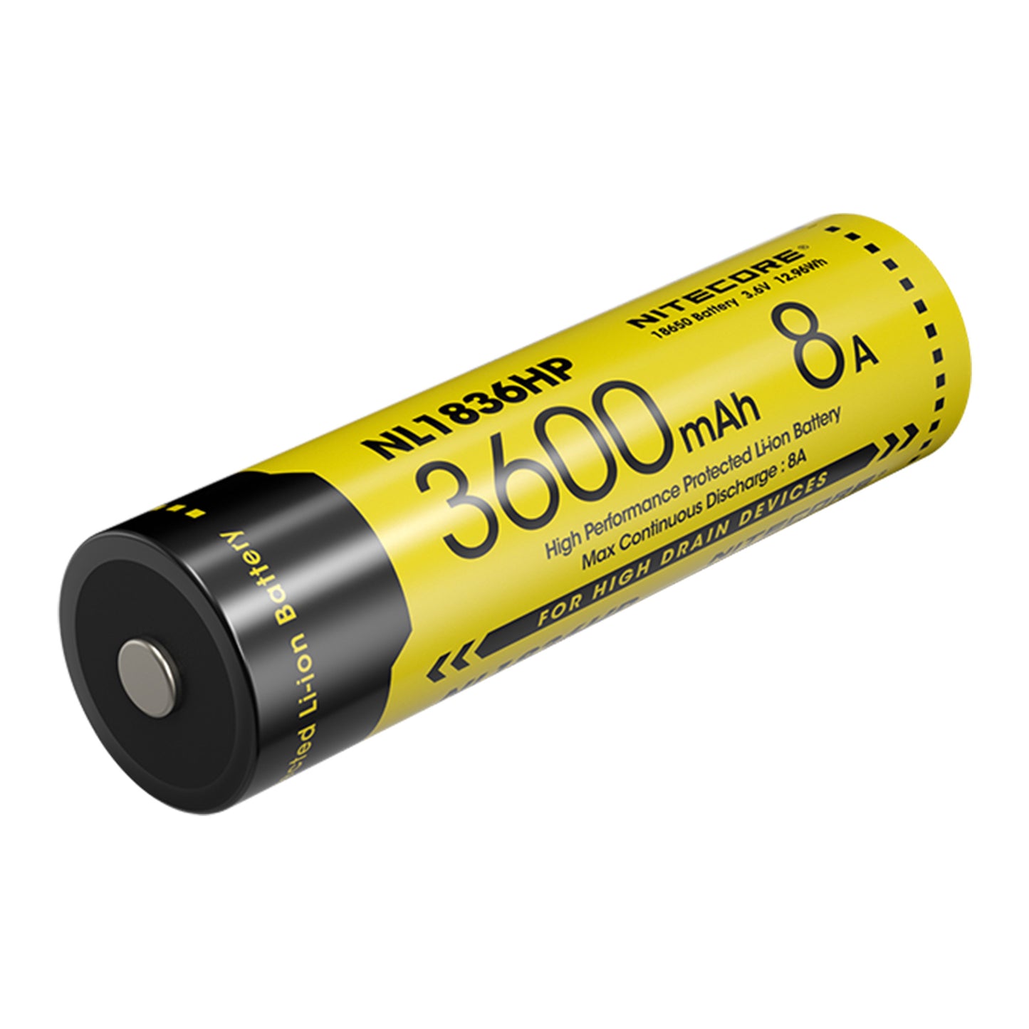 Nitecore NL1836HP 3600mAh Rechargeable 18650 Battery