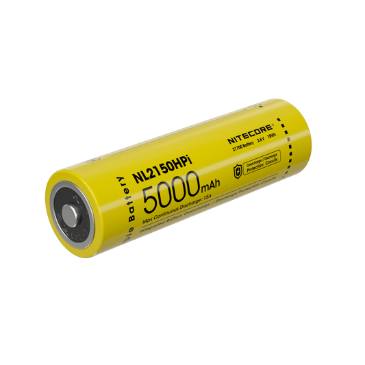 Nitecore NL2150HPI 5000mAh Rechargeable Battery for i Series Flashlights (P20i, P20iX, SRT6i, etc)