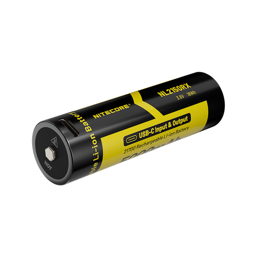 Nitecore NL2150RX 5000mAh USB-C Rechargeable 21700 Battery