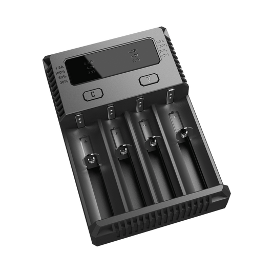 NiteCore New i4 4 Channel Universal Charger, for 18650, 16340 etc