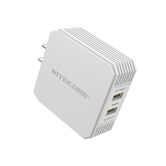 Nitecore UA42Q 2-Port QC USB 2.0 & 3.0 Power Adapter