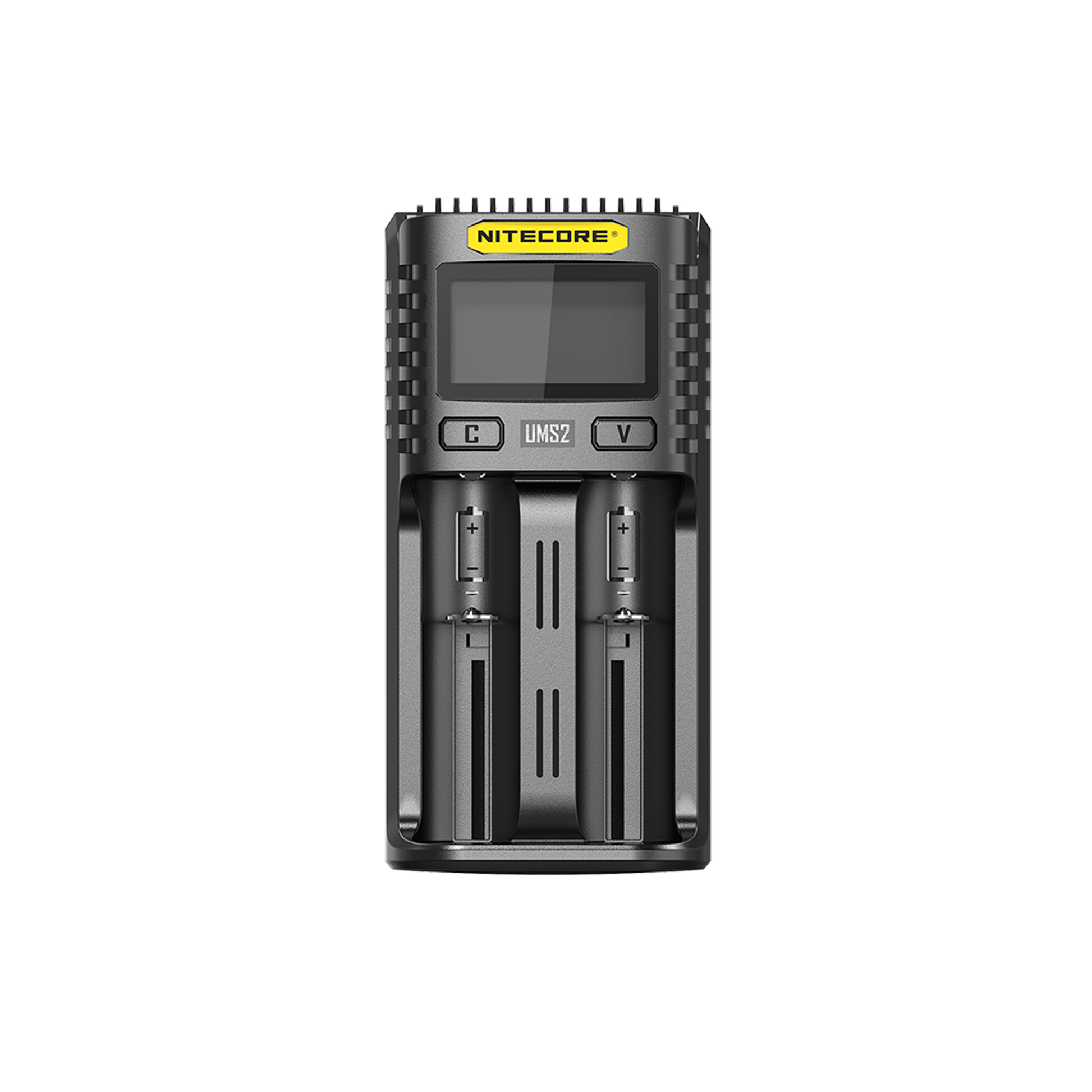 Nitecore UMS2 Dual-Slot USB-C Fast Charger, for 18650, 21700 batteries
