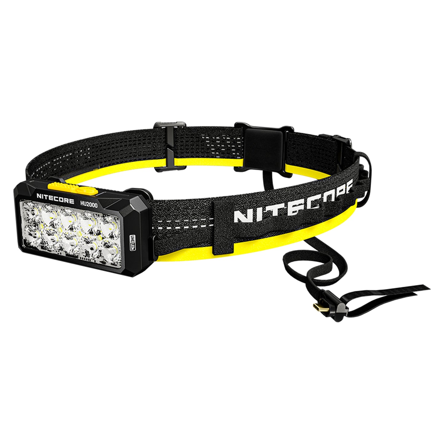 Nitecore HU2000 2000 Lumen Headlamp Compatible With External USB-C Power Sources