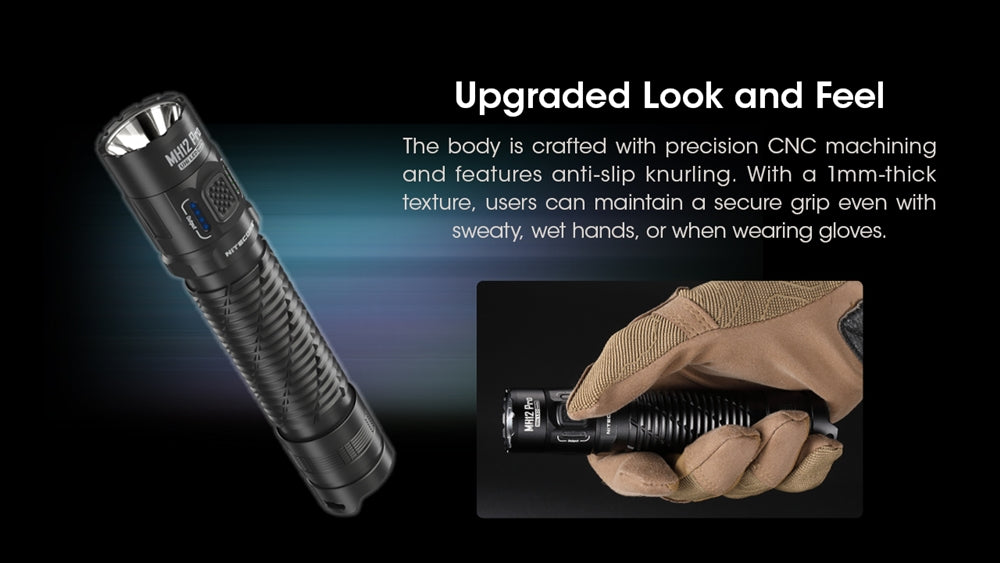 NITECORE MH12 Pro 3300 Lumen USB-C Rechargeable Flashlight — view 7