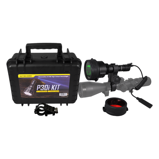 Nitecore P30i 2000 Lumen 1093 Yard Long Throw Flashlight Hunting Kit