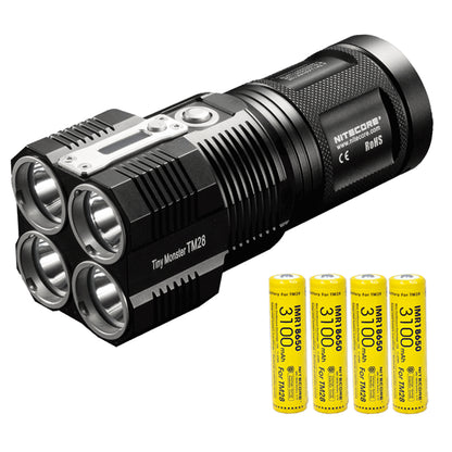 Nitecore TM28 Tiny Monster 6000 Lumen QuadRay Flashlight