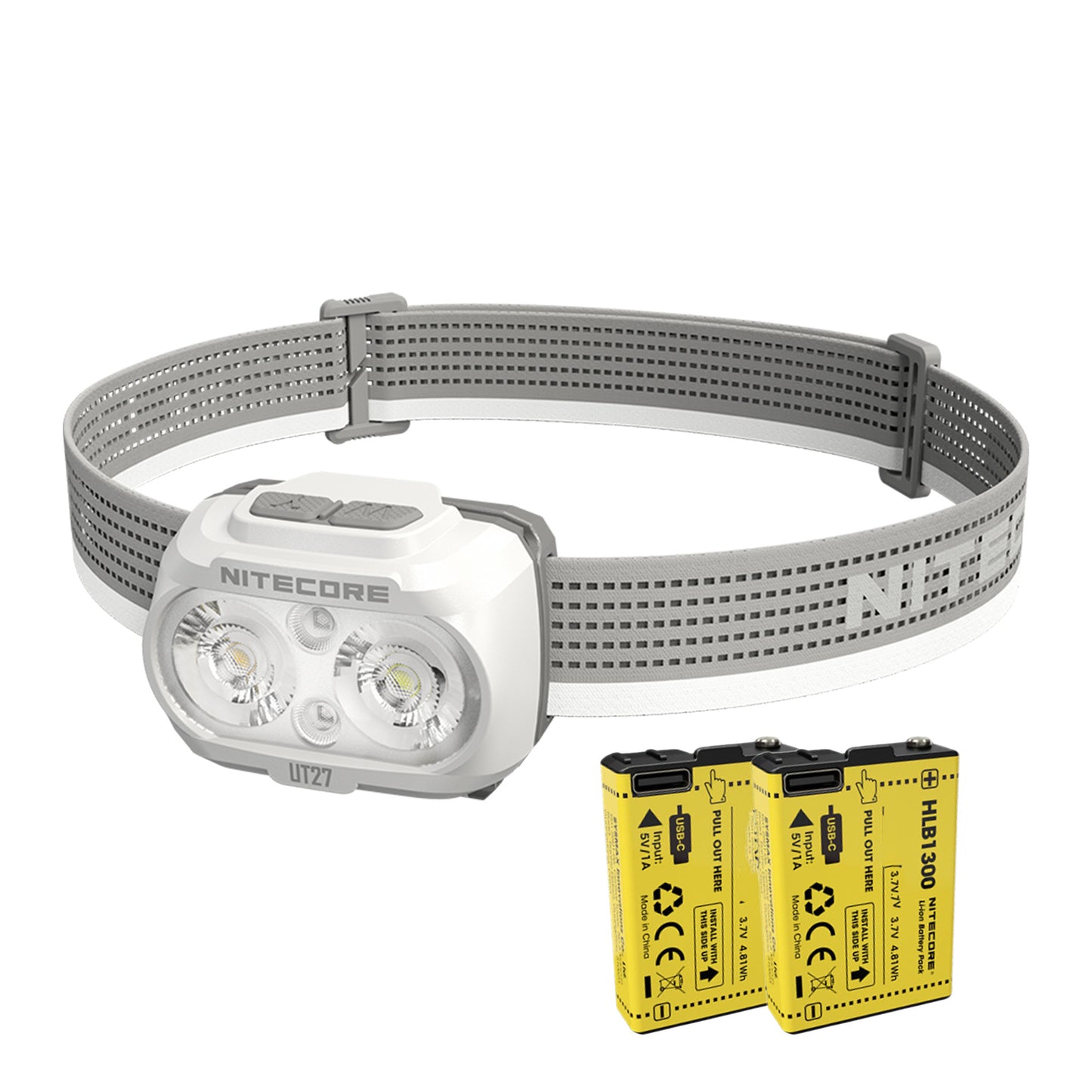 Nitecore UT27 Pro 800 lumen Rechargeable Running Headlamp, White