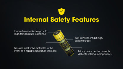 Nitecore NL1410 1000mAh Rechargeable 14500 Battery