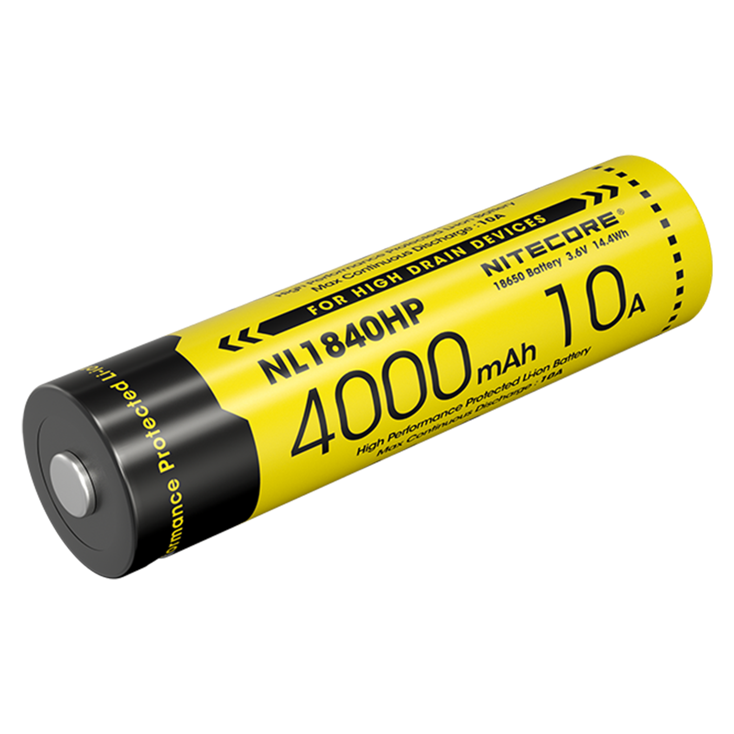 Nitecore NL1840HP 4000mAh Rechargeable 18650 Battery