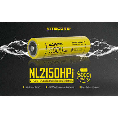 Nitecore NL2150HPi 5000mAh Rechargeable Battery for i Series Flashlights