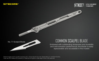 Nitecore NTK07 Titanium Knife