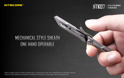 Nitecore NTK07 Titanium Knife