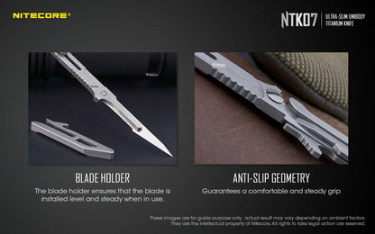 Nitecore NTK07 Titanium Knife