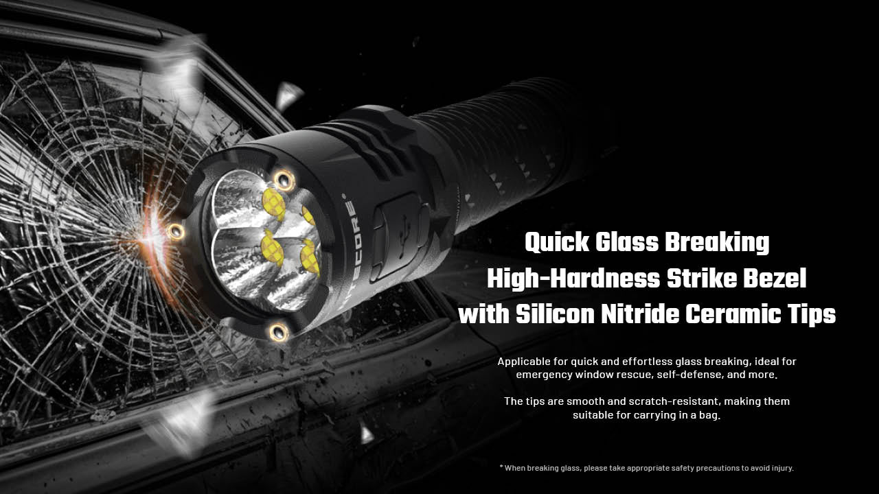 Nitecore P27iX 5000 Lumen Customizable Tactical Flashlight with Multi-Beam Modes