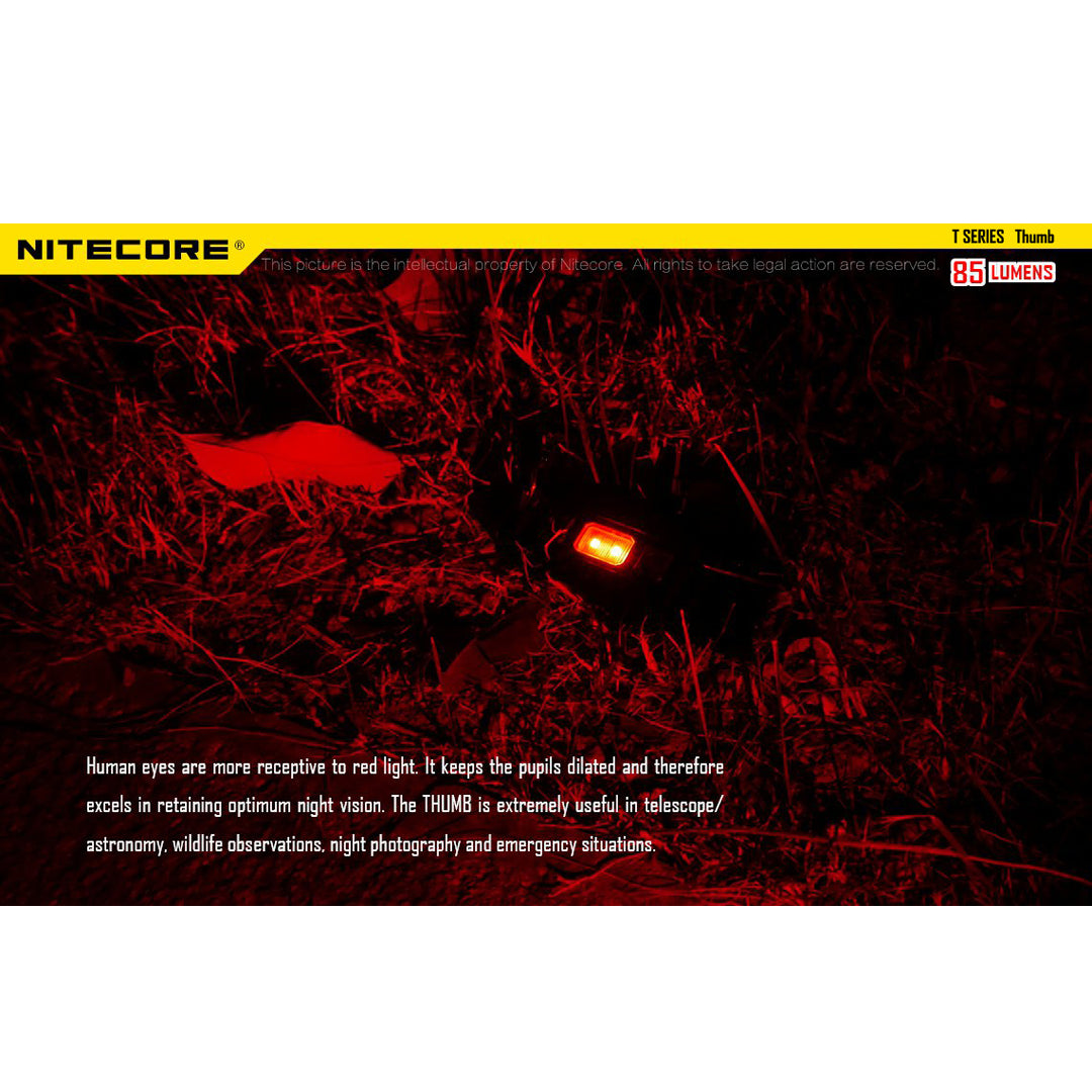 Nitecore THUMB 85 Lumen Tiltable Keychain Light