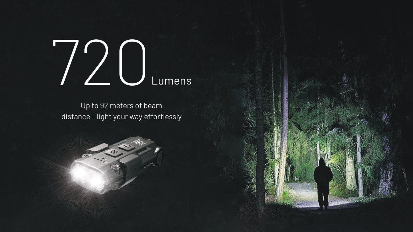 Nitecore TIP3 (TIP 3) 720 Lumen Rechargeable Keychain Flashlight