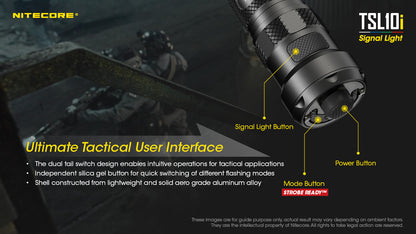 Nitecore TSL10i 4 Color Signal Light Tailcap for i Series Flashlights