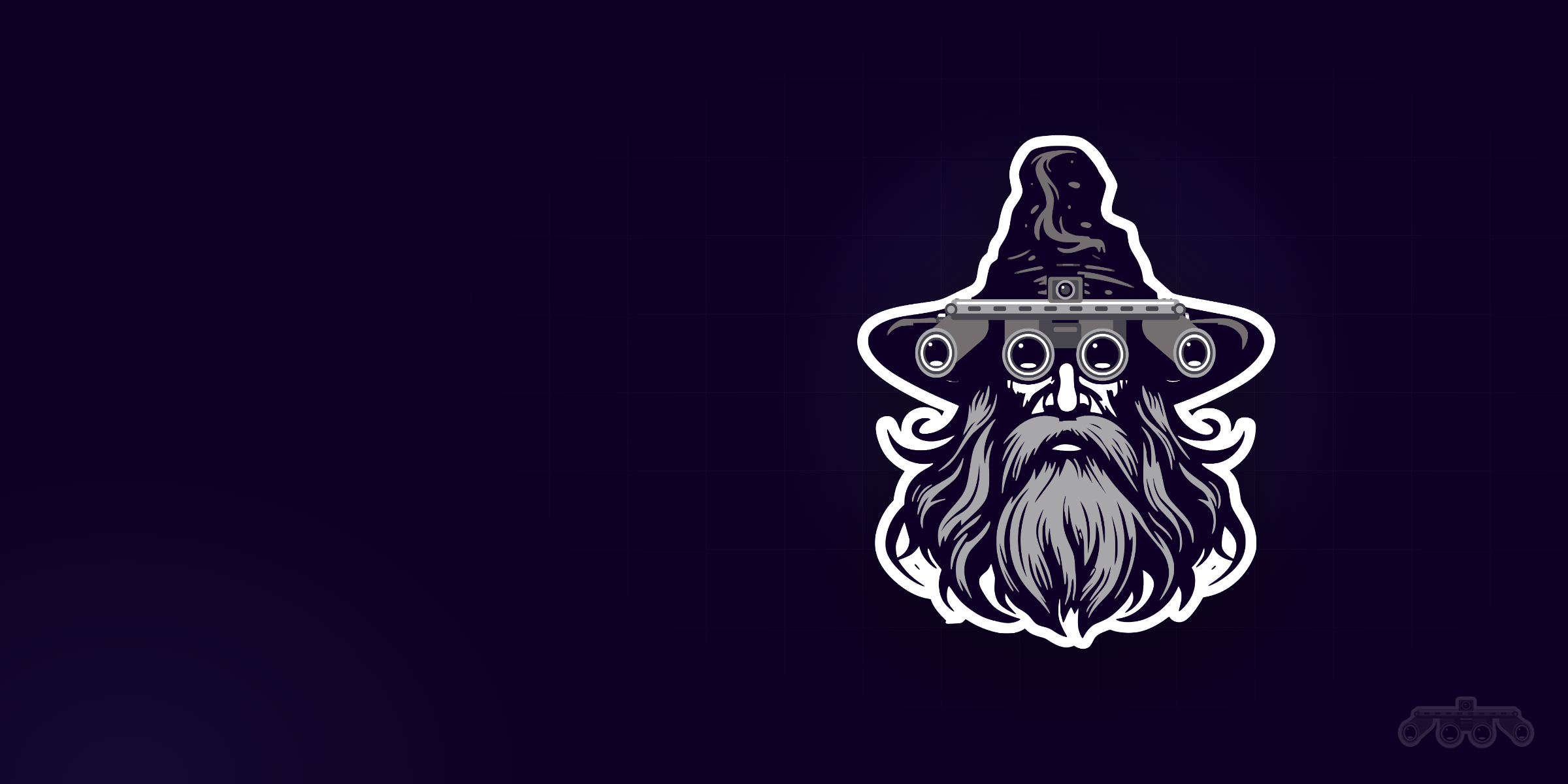 The Night Vision Wizard on midnight purple