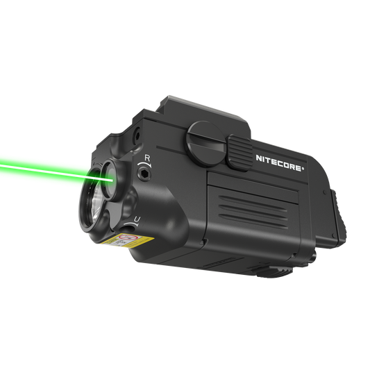 Nitecore NPL25 GL 900 Lumen Rechargeable Mounted Flashlight with Green Laser Sight
