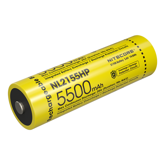 Nitecore NL2155HP 5500mAh Rechargeable 21700 Battery
