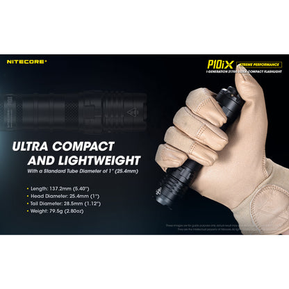 Nitecore P10iX 4000 Lumen USB-C Rechargeable Flashlight