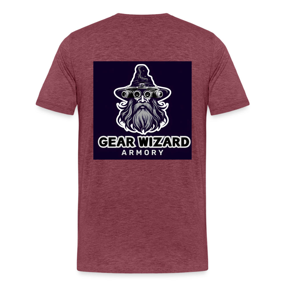 Gear Wizard Armory T Shirt V.1 - heather burgundy