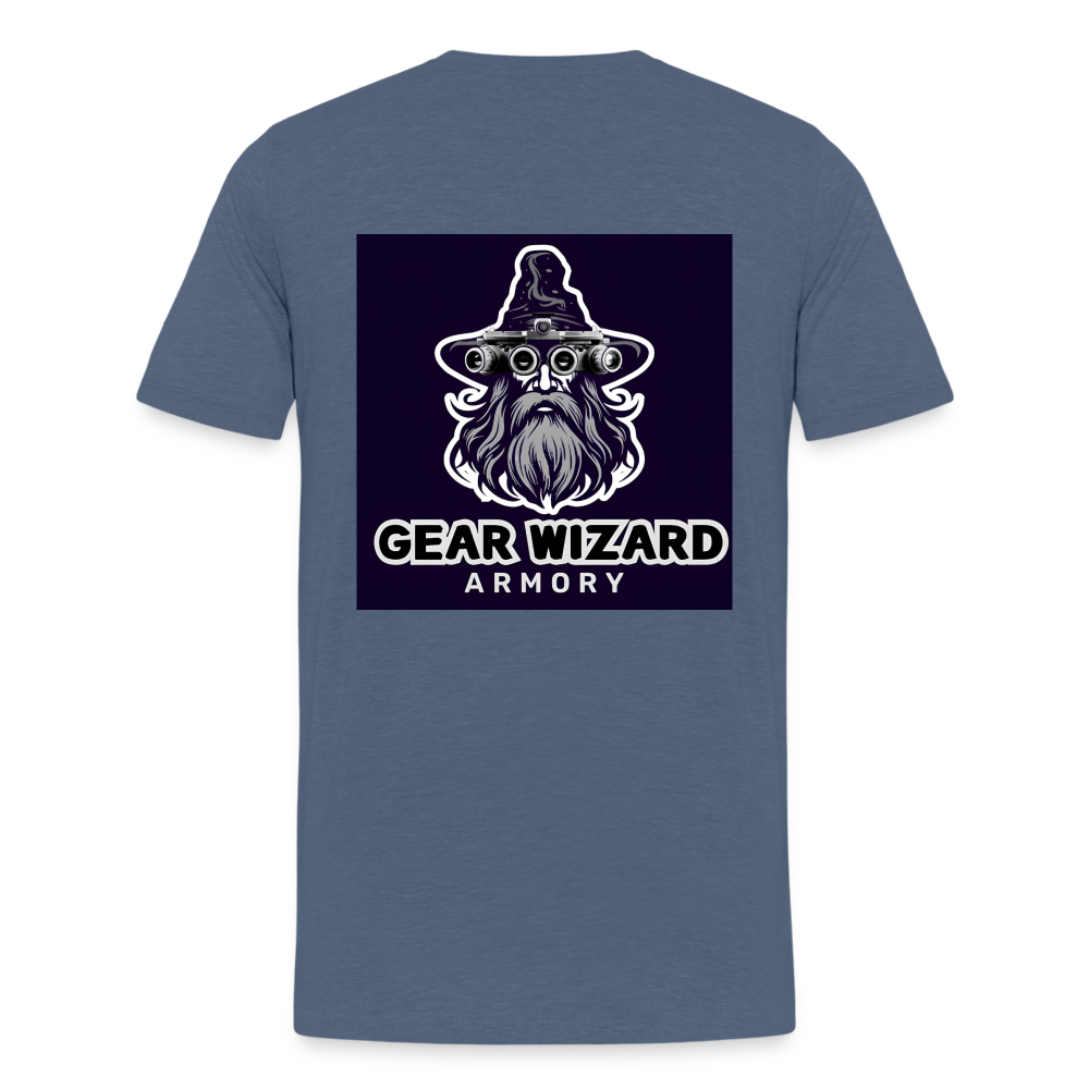 Gear Wizard Armory T Shirt V.1 - heather blue