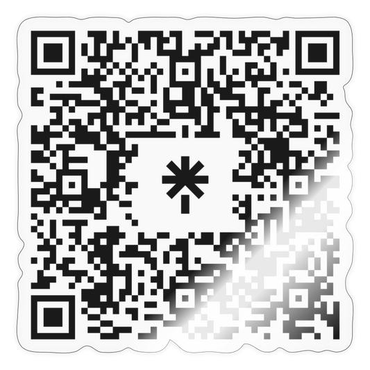 Gear Wizard Armory QR Sticker V1 - transparent glossy